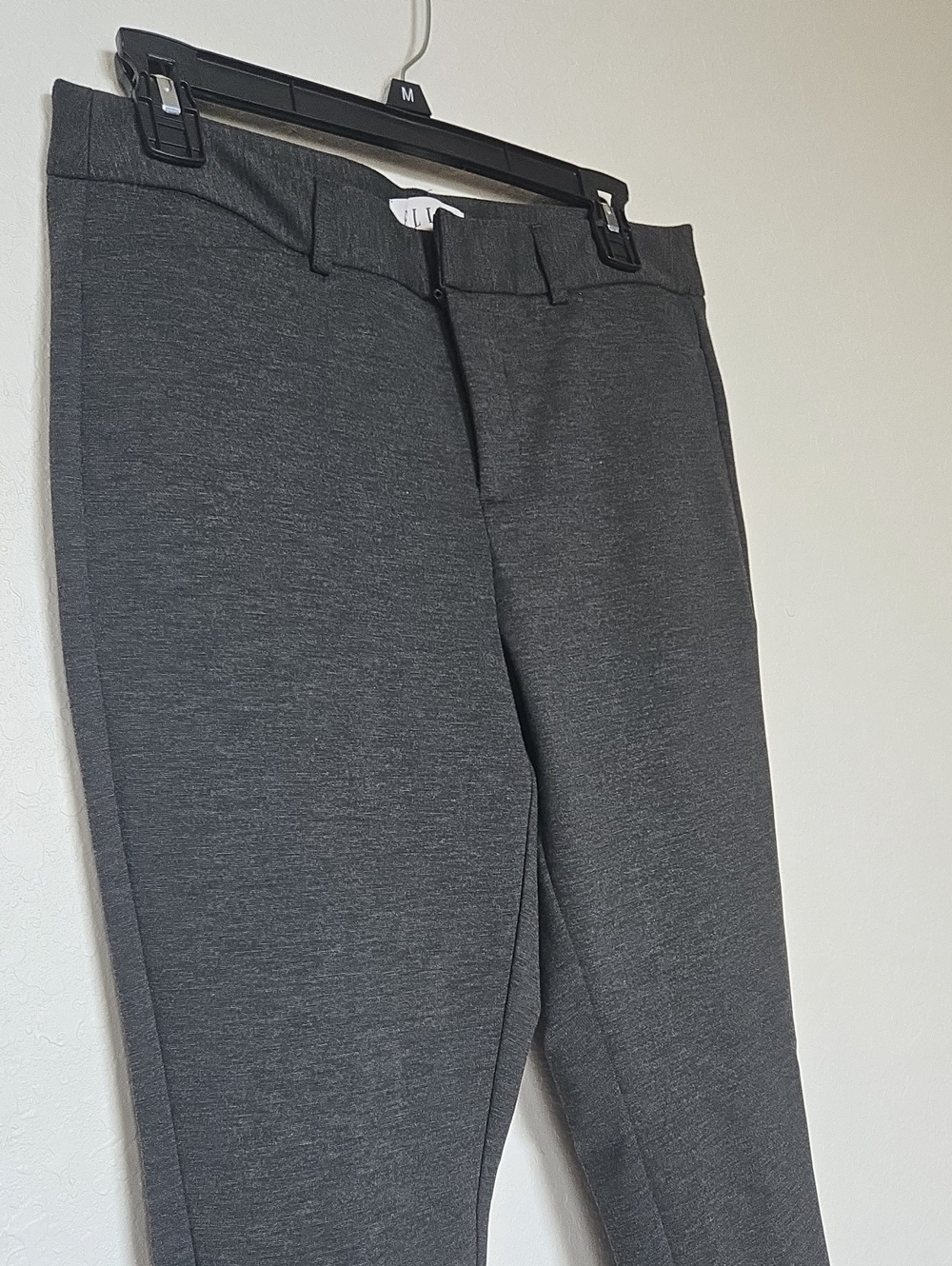 Elle Charcoal Grey Skinny Ponte Pants